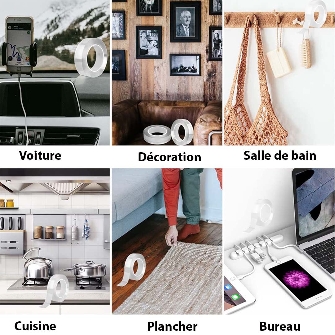 Ruban adhésif double face