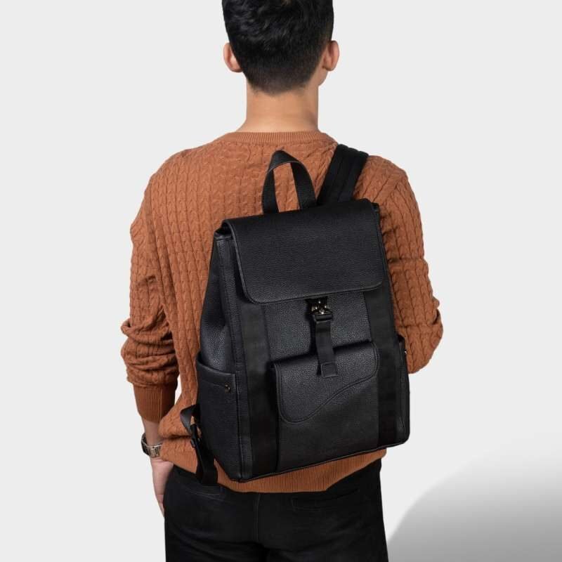 Sac à Dos Urbain Noir "L'Élégant"